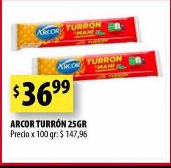 Punto Mayorista Arcor turrón oferta