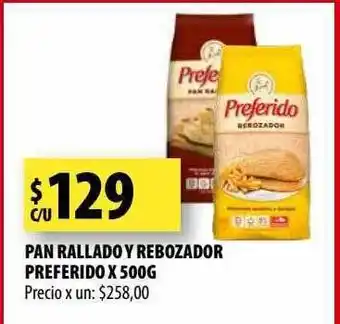 Punto Mayorista Pan rallado y rebozador preferido oferta
