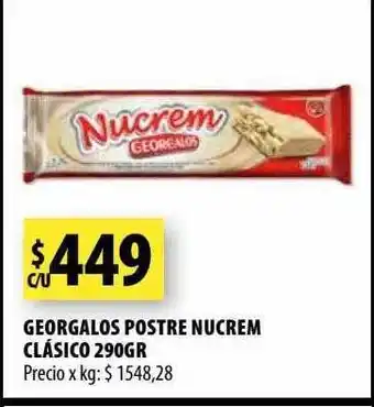 Punto Mayorista Georgalos postre nucrem clásico oferta