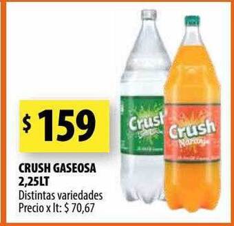 Punto Mayorista Crush gaseosa oferta