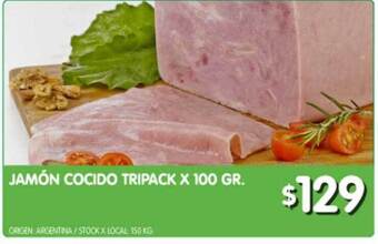 Jumbo Jamón cocido tripack oferta