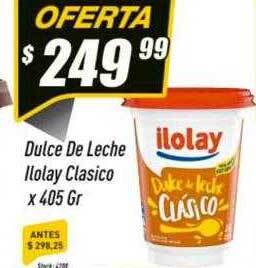 Supermercados Comodin Dulce de leche ilolay clasico oferta