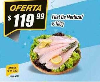 Supermercados Comodin Filet de merluza oferta