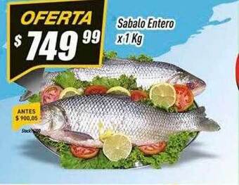 Supermercados Comodin Sabalo entero oferta