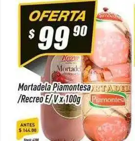 Supermercados Comodin Mortadela piamontesa recreo e v oferta