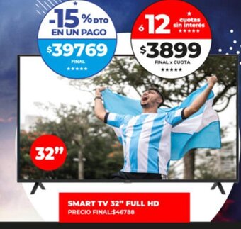 Supermayorista Vital Smart Tv 32" Full HD oferta