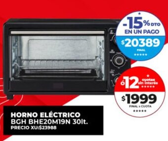 Supermayorista Vital Horno Eléctrico oferta