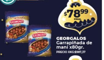 Supermayorista Vital Georgalos Garrapiñada De Maní x 80gr oferta