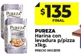 Supermayorista Vital Pureza Harina Con Levadura p/Pizza x 1kg oferta