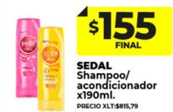 Supermayorista Vital Sedal Shampoo / Acondicionador x 190ml oferta