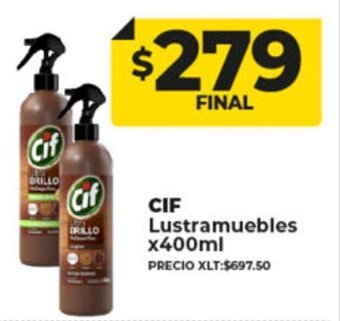 Supermayorista Vital Cif Lustramuebles x 400ml oferta