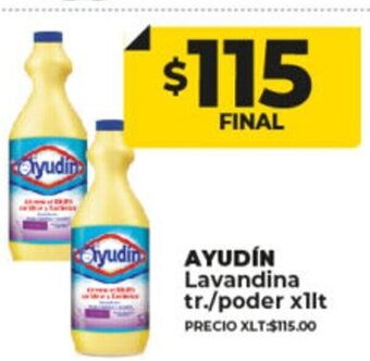 Supermayorista Vital Ayudín Lavandina tr./Poder x 1lt oferta