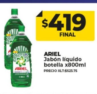 Supermayorista Vital Ariel Jabón Líquido Botella x 800ml oferta