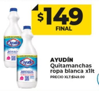 Supermayorista Vital Ayudín Quitamanchas Ropa Blanca x 1lt oferta