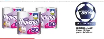 Supermayorista Vital Higienol Max Papel Higien. Panal 4u x 80mt oferta