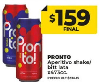 Supermayorista Vital Pronto Aperitivo Shake / Bitt Lata x 473cc oferta
