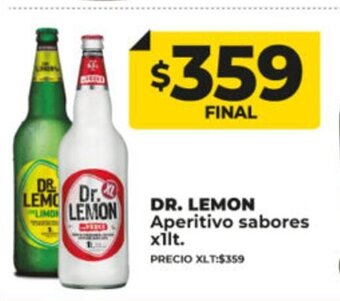 Supermayorista Vital Dr. Lemon Aperitivo Sabores x 1lt oferta