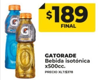Supermayorista Vital Gatorade Bebida Isotónica x 500cc oferta