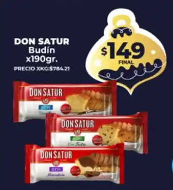 Supermayorista Vital Don Satur Budín x 190gr oferta
