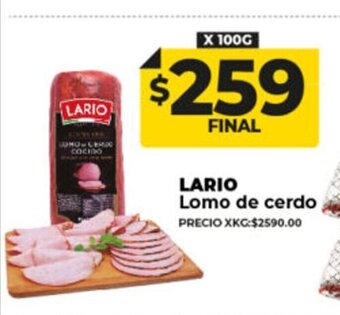 Supermayorista Vital Lario lomo de Cerdo oferta