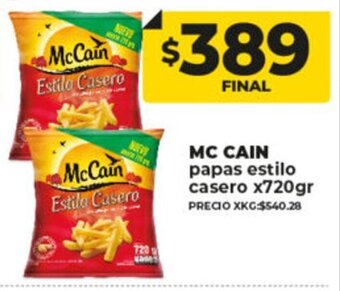 Supermayorista Vital Mc Cain Papas Estilo Casero x 720gr oferta