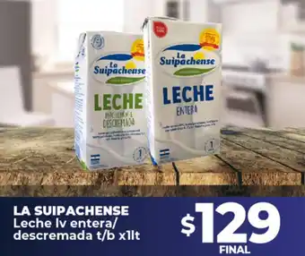 Supermayorista Vital La Suipachense Leche Iv Entera/Descremada t/b x 1lt oferta