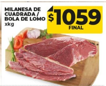 Supermayorista Vital Milanesa De Cuadrada / Bola De Lomo x Kg oferta