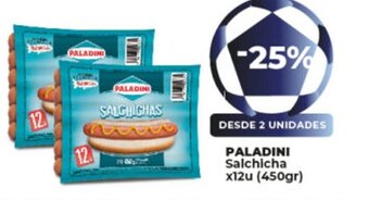 Supermayorista Vital Paladini Salchicha x 12u oferta