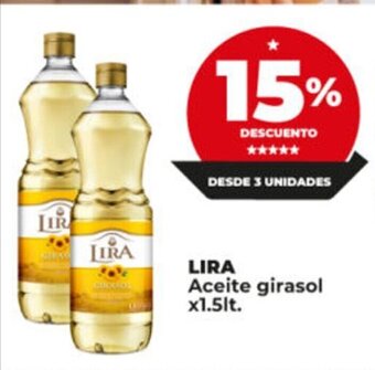 Supermayorista Vital Lira Aceite Girasol x 1.5lt oferta