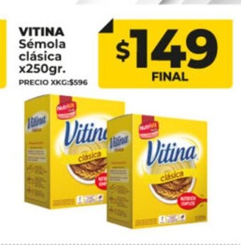 Supermayorista Vital Vitina Sémola Clásica x 250gr oferta