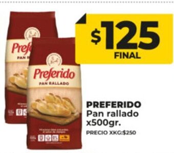 Supermayorista Vital Preferido Pan Rallado x 500gr oferta