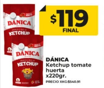 Supermayorista Vital Dánica Ketchup Tomate Huerta x 220gr oferta