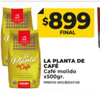 Supermayorista Vital La Planta de Cafe Café Molido x 500gr oferta