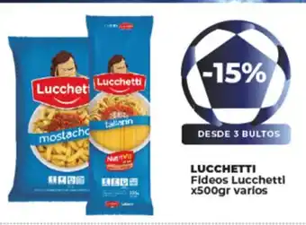Supermayorista Vital Lucchetti Fideos Lucchetti x 500gr Varios oferta
