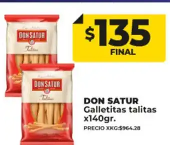 Supermayorista Vital Don Satur Galletitas Talitas x140gr oferta