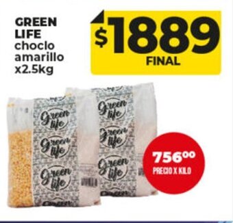 Supermayorista Vital Green Life Choclo Amarillo x 2.5kg oferta