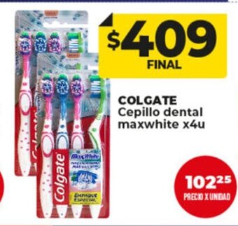 Supermayorista Vital Colgate Cepillo Dental Maxwhite x 4u oferta