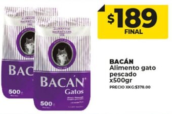 Supermayorista Vital Bacán Alimento Gato Pescado x 500gr oferta