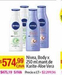 Medamax Nivea body x mant. de karite-aloe vera oferta