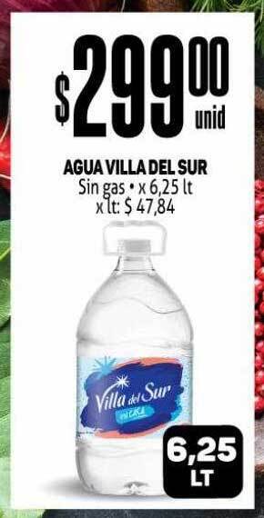 Makro Agua villa del sur sin gas oferta