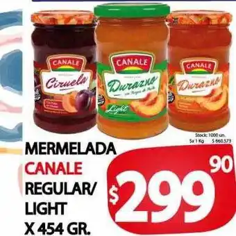 Supermercados Mariano Max Mermelada canale regular-light oferta