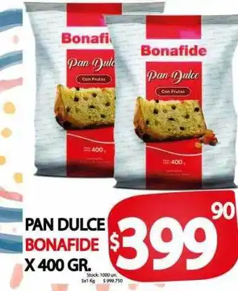 Supermercados Mariano Max Pan dulce bonafide oferta