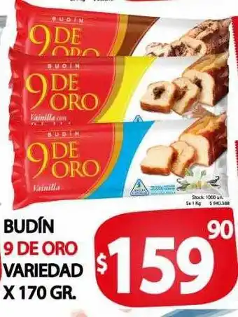 Supermercados Mariano Max Budín 9 de oro variedad oferta