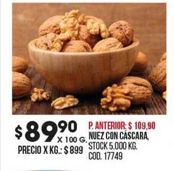 Coto Nuez con cáscara oferta