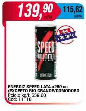 Maxiconsumo Energiz speed oferta