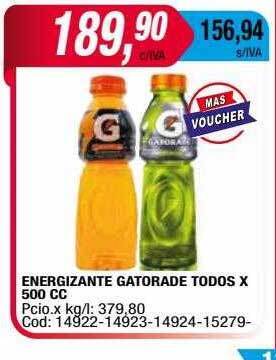 Maxiconsumo Energizante gatorade oferta