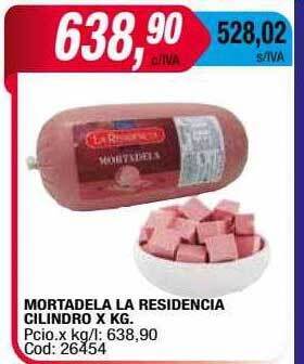 Maxiconsumo Mortadela la residencia cilindro oferta