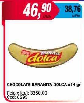 Maxiconsumo Chocolate bananita dolca oferta