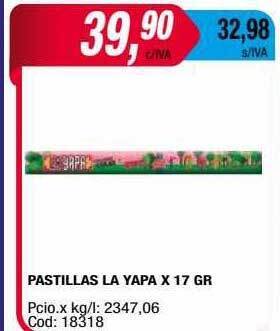 Maxiconsumo Pastillas la yapa oferta