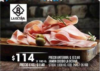 Coto Jamón cocido la octava oferta